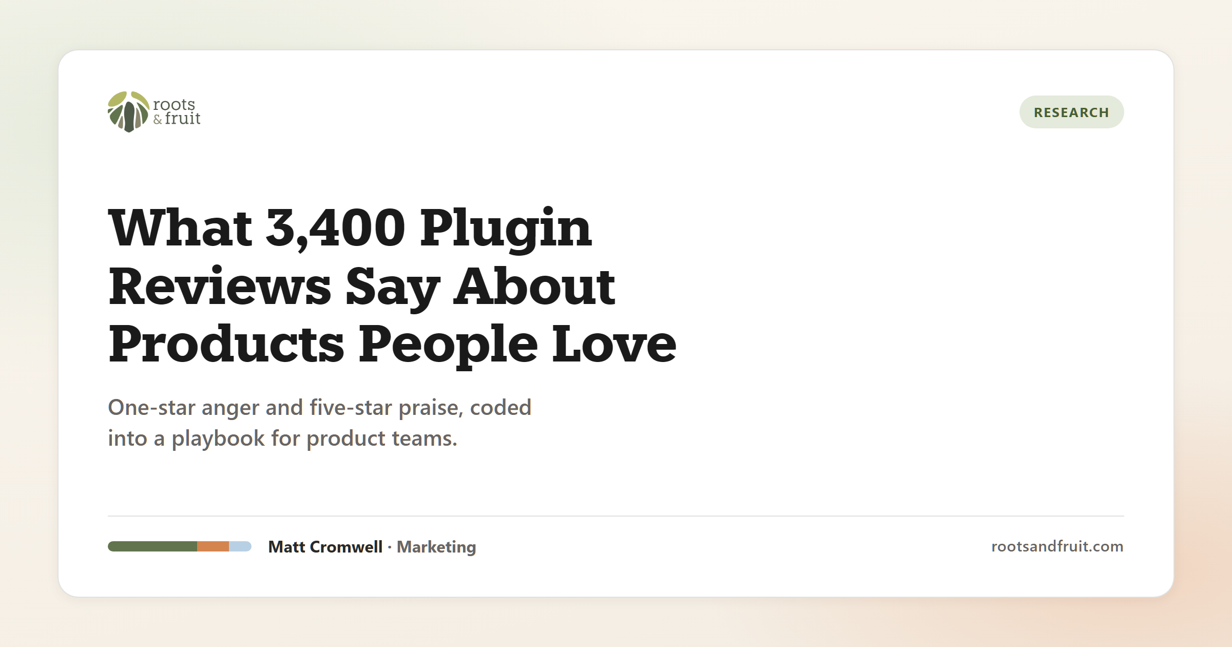 What 3,400 WordPress Plugin Reviews Tell You About What Makes a Great Plugin